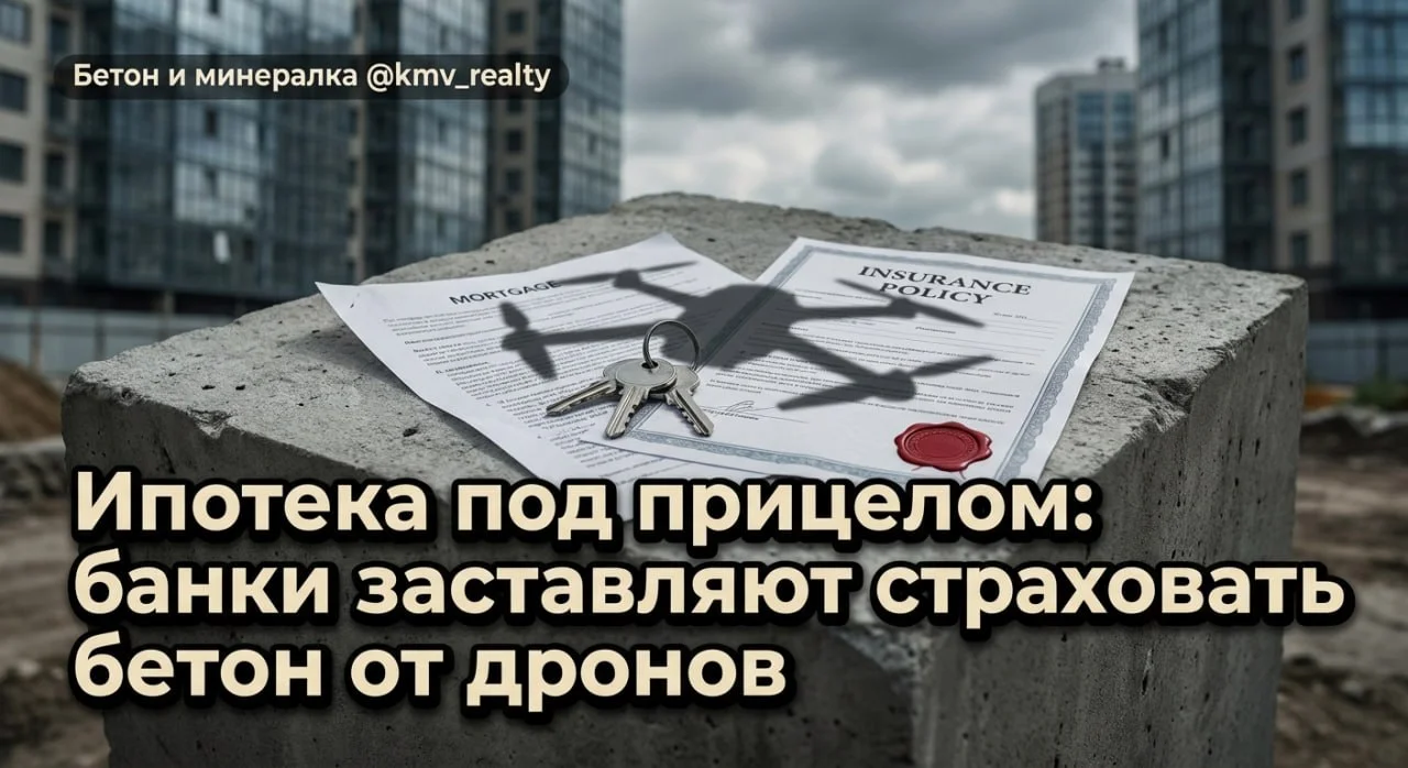 Ипотека под прицелом: банки заставляют страховать бетон от дронов