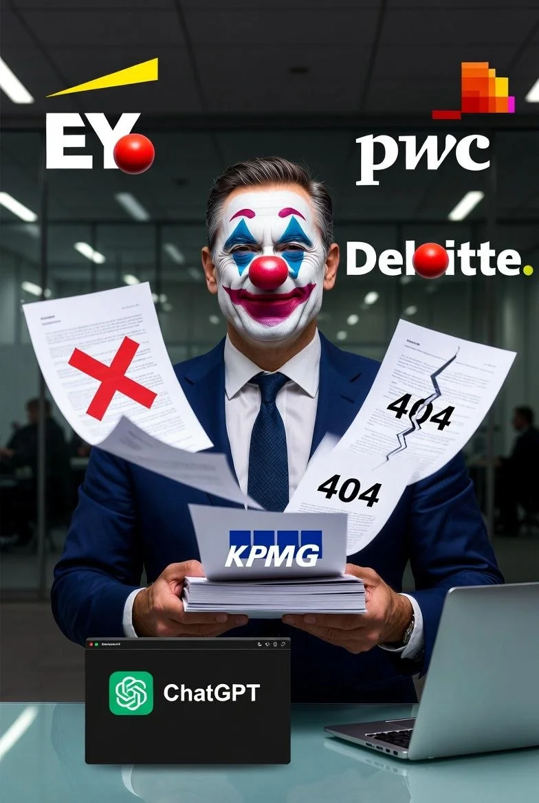 🤡 #хот KPMG написала отчёт про AI с помощью AI — и всё оказалось фейком