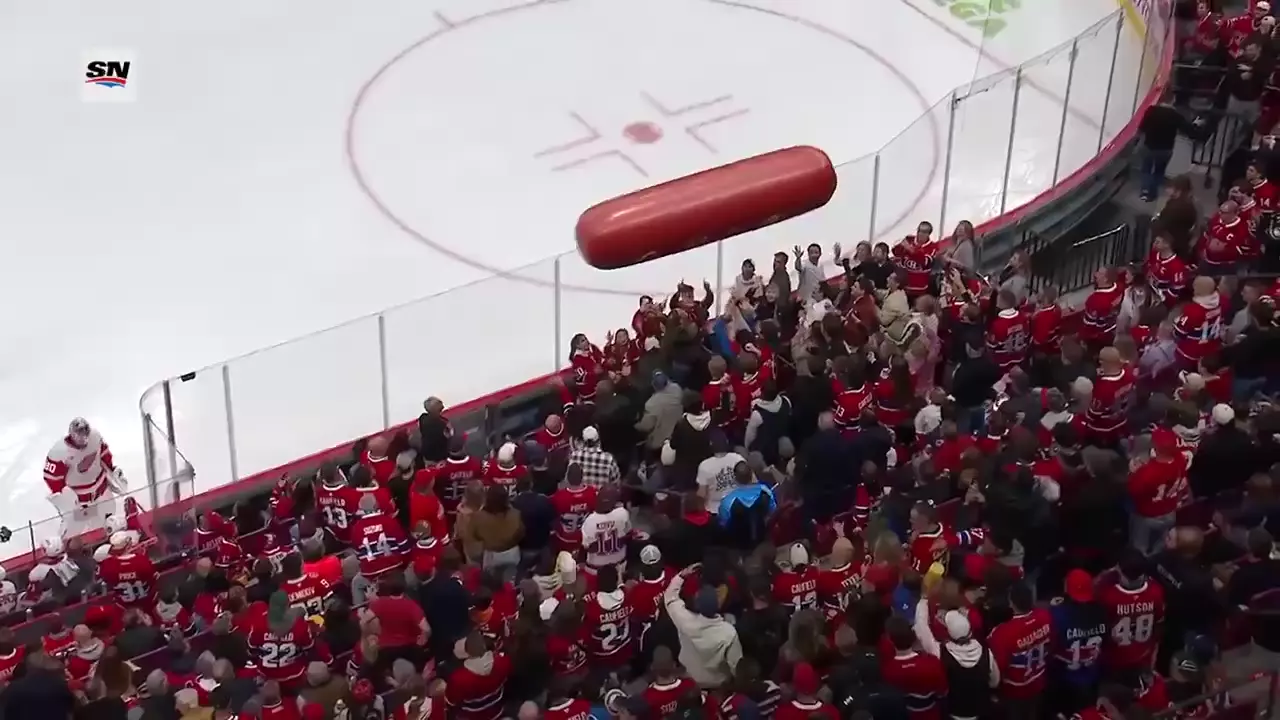 ❗️Внимание! Болельщики 🇨🇦 Монреаля уронили 🌸 сосиску. Спасибо за внимание! 🙂