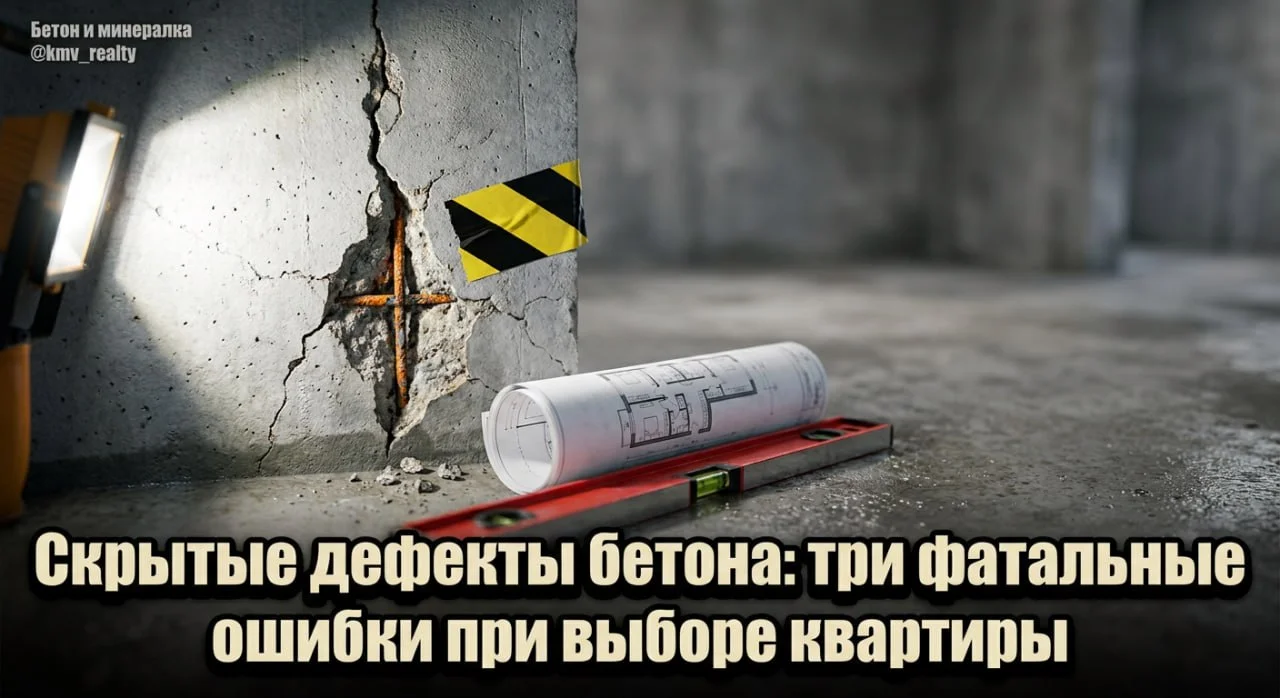 Скрытые дефекты бетона: три фатальные ошибки при выборе квартиры