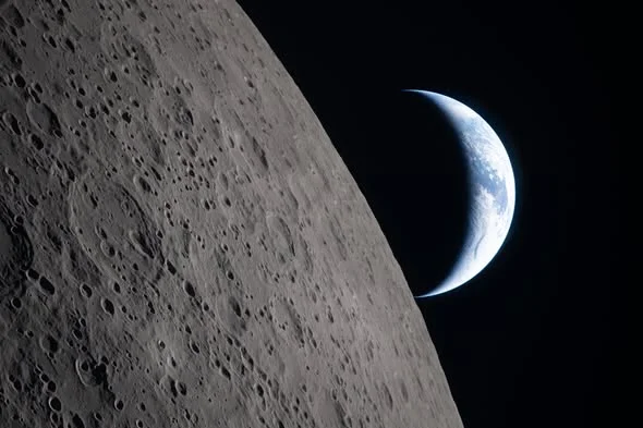 Луна.

Фото: NASA