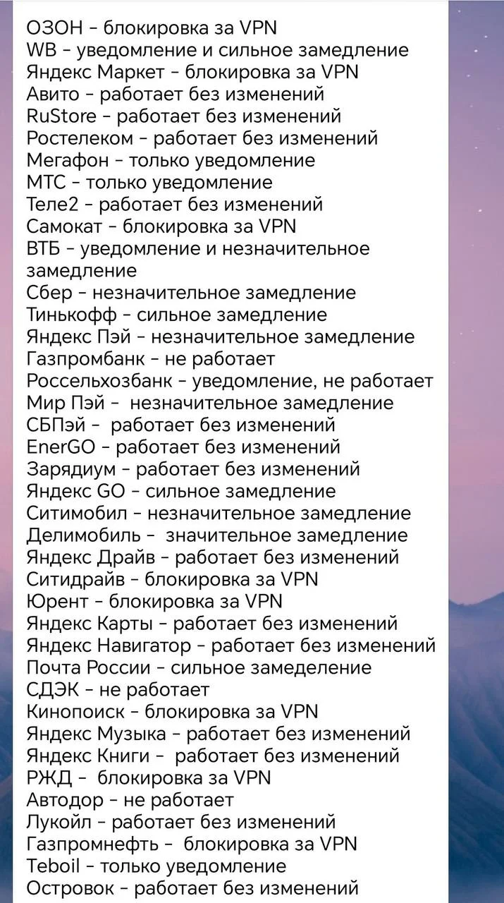 Какие российские приложения работают с VPN - вышла памятка