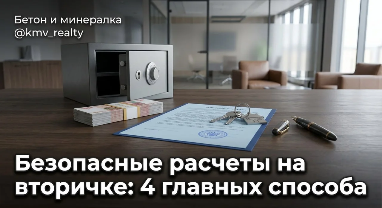 Безопасные расчеты на вторичке: 4 главных способа