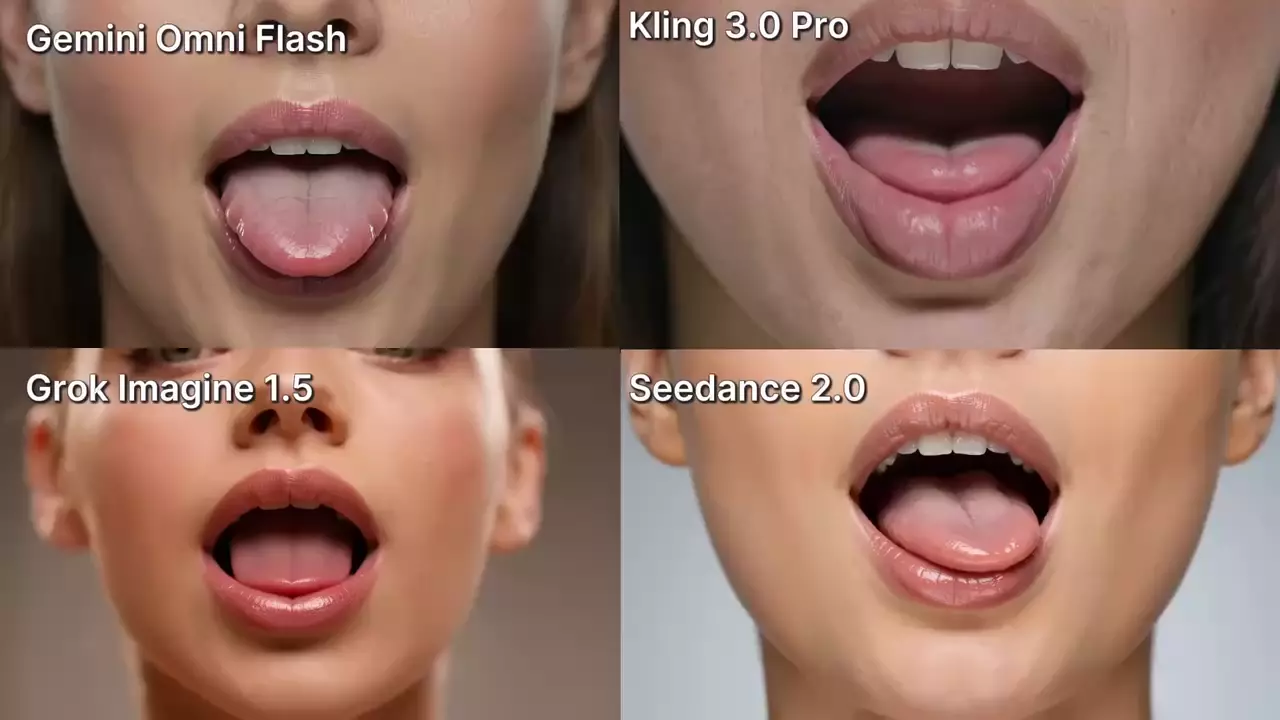 Seedance 2.0, Kling 3.0 Pro, Gemini Omni Flash и Grok Imagine 1.5 получили очень простой промпт