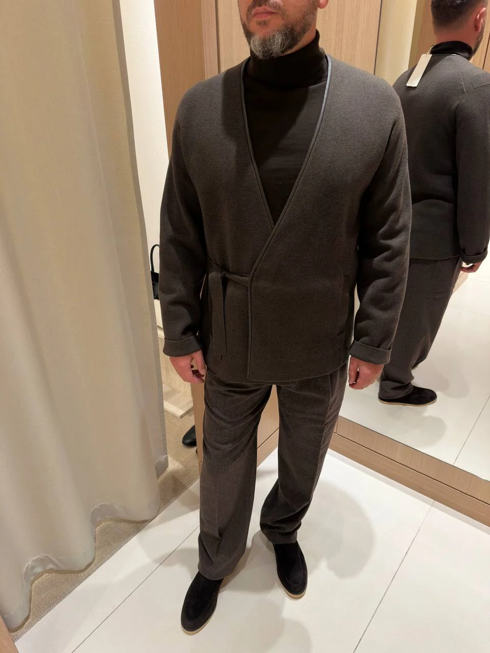 И вчера случился незапланированный стайлинг для мужа)