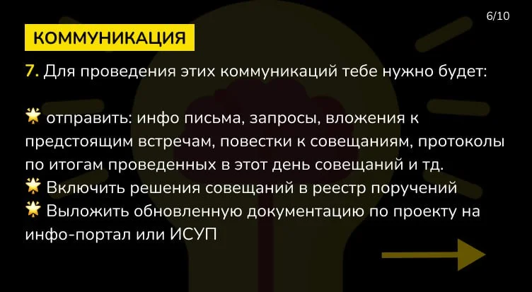 Чек-лист ежедневных действий Руководителя проекта / Продакта или любого руководителя!