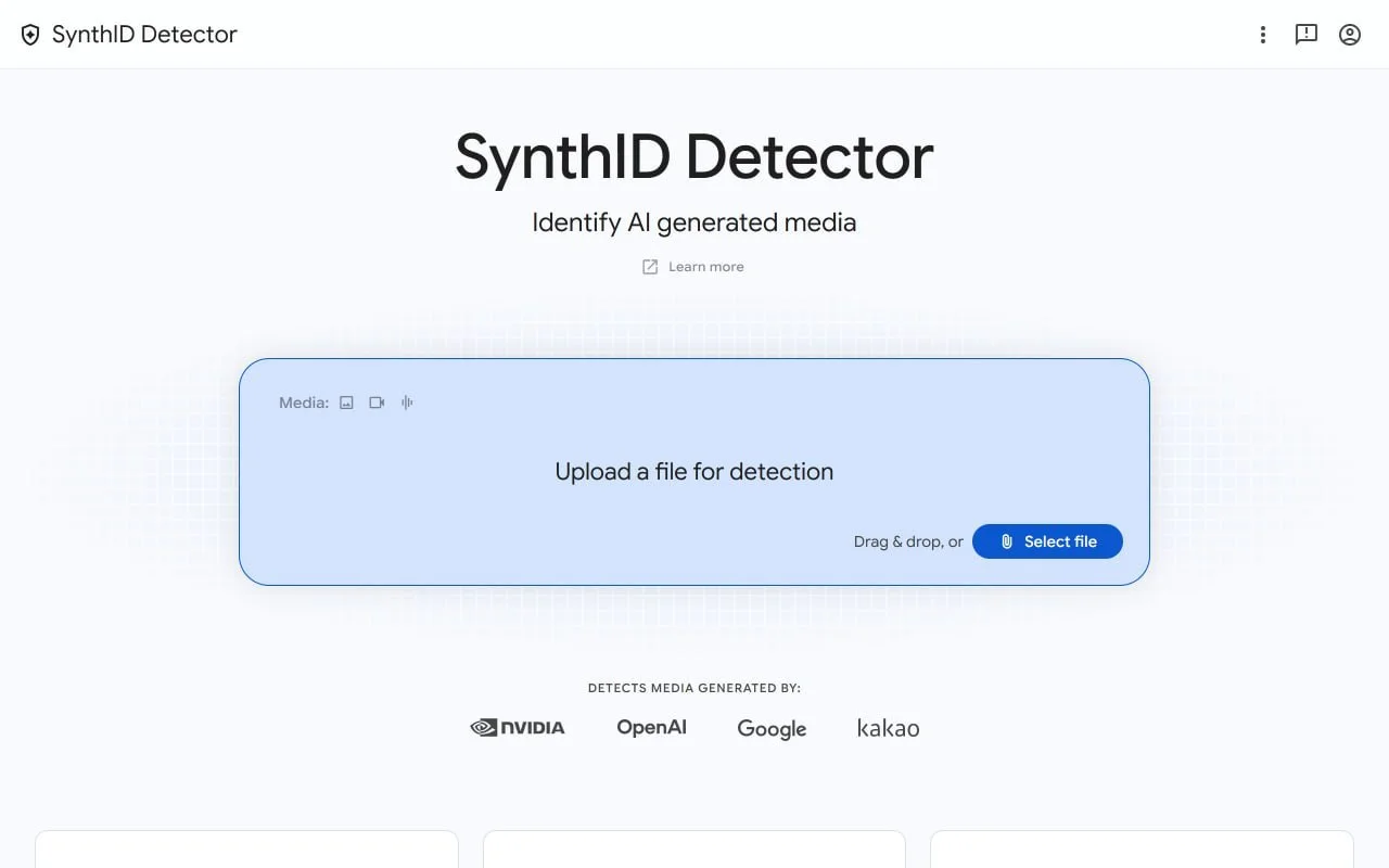 Google открыла всем доступ к SynthID Detector — сервису, который ищет скрытые водяные знаки в