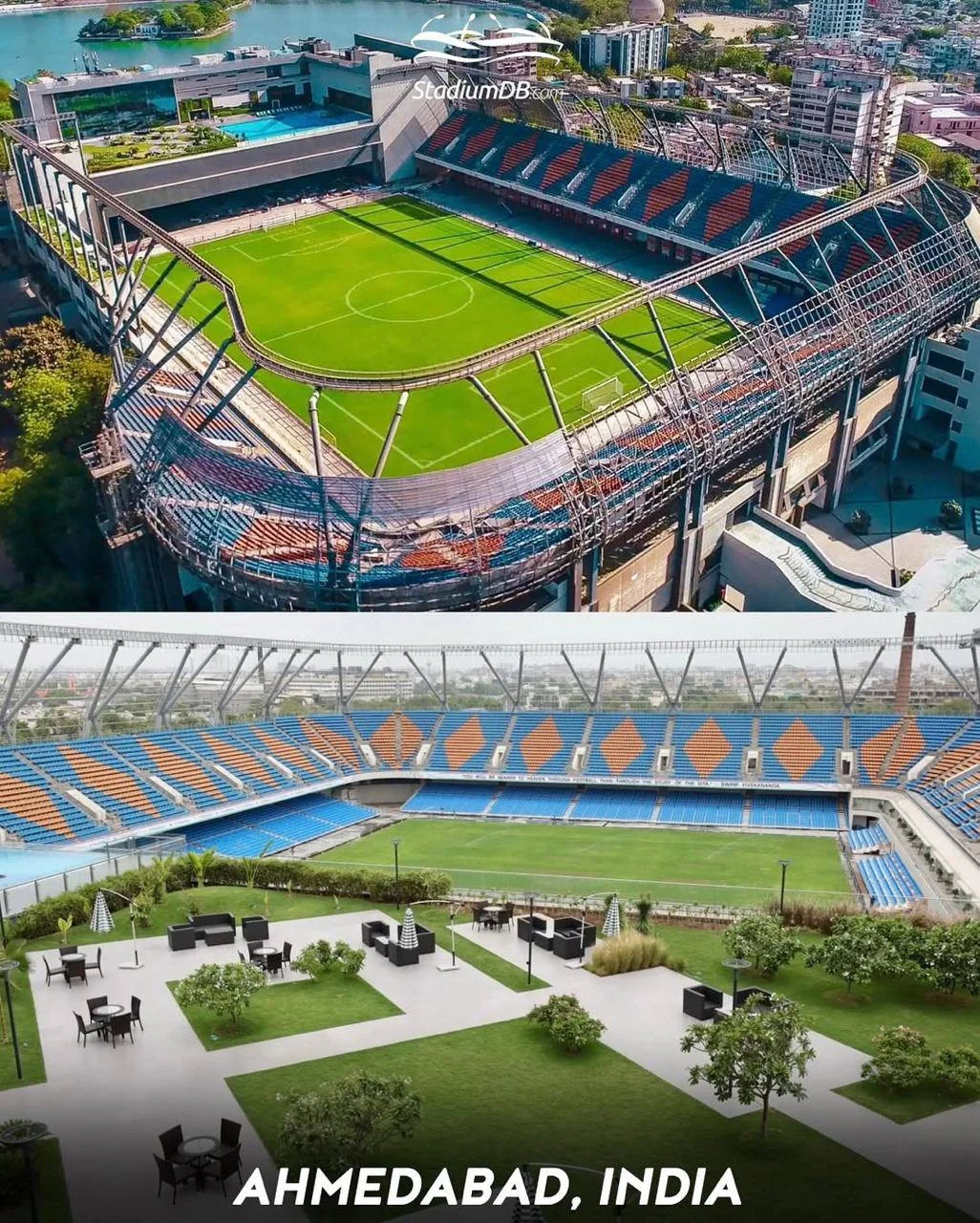 Интересная архитектура стадионов, которые поражают воображение 🏟