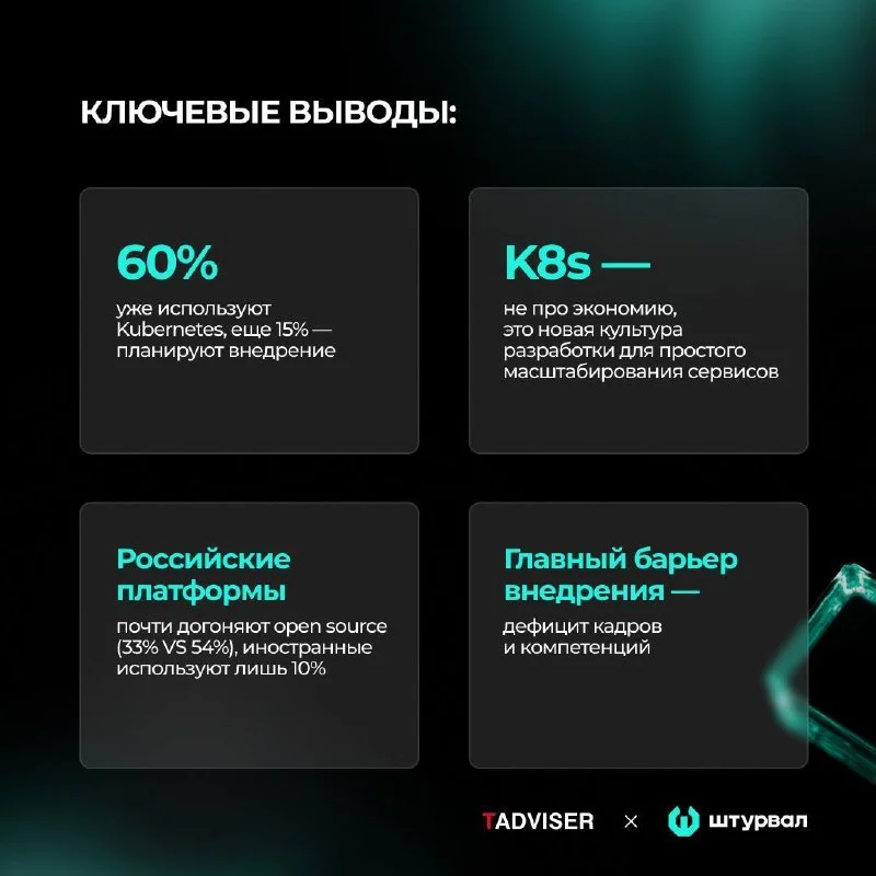 Ну все, приехали — Kubernetes больше не игрушка для гиков, большинство крупных компаний активно