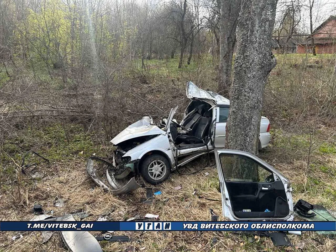 В Городокском районе утро началось с аварии на трассе М-8/Е95