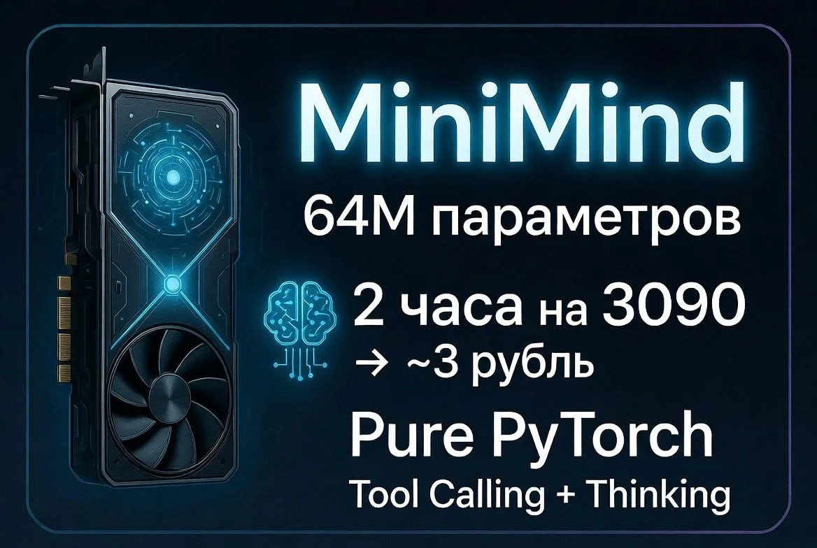 MiniMind — один из самых интересных open-source проектов для тех, кто хочет понять, как на самом