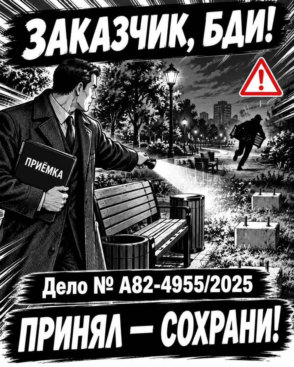⚡️ЗАКАЗЧИК, БДИ: ПРИНЯЛ РАБОТЫ — ОБЕСПЕЧЬ СОХРАННОСТЬ РЕЗУЛЬТАТА