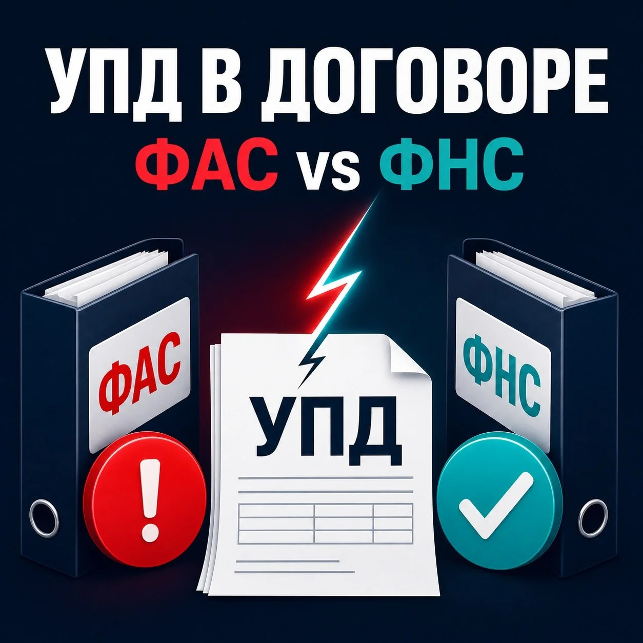 2️⃣2️⃣3️⃣⚡️ ФАС потребовала прямо разрешить УПД в договоре. Но ФНС считает это необязательным
