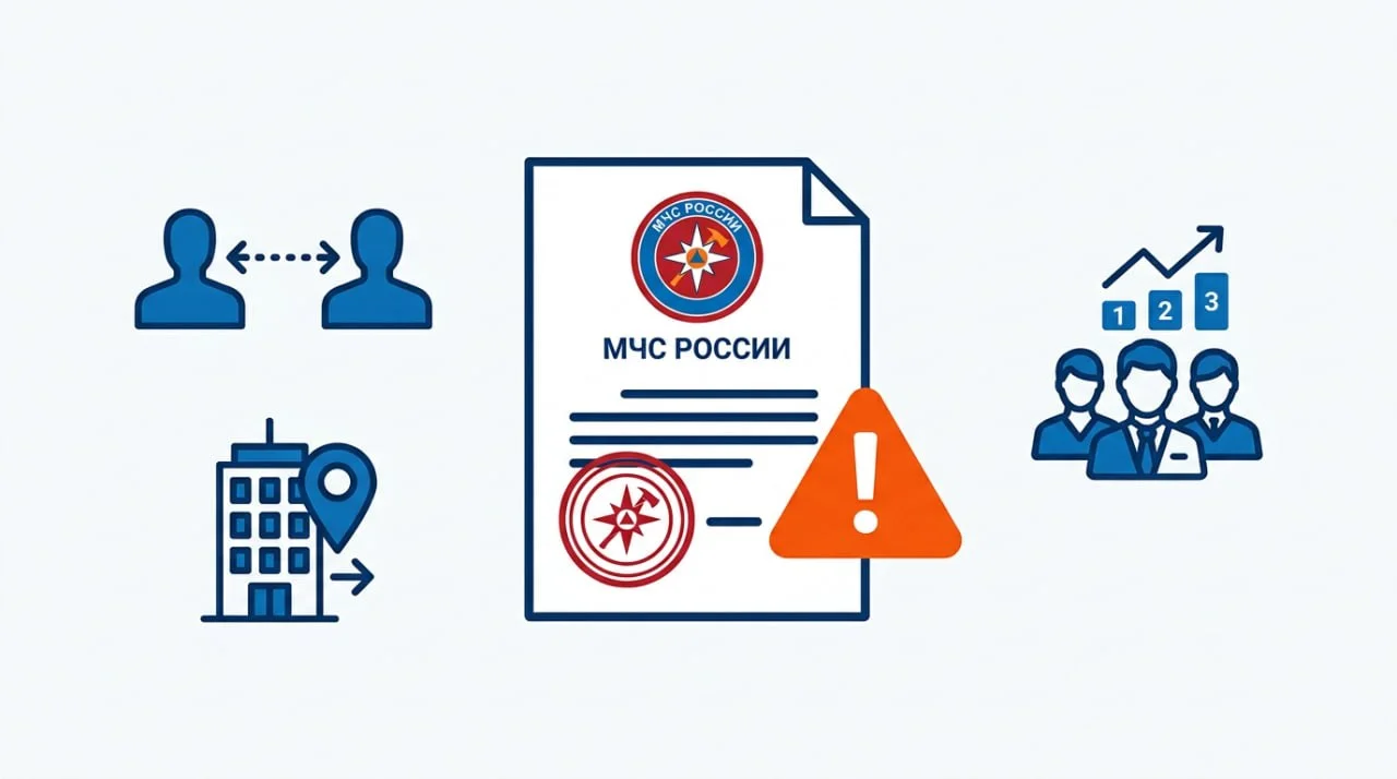 ⚠️ МЧС расширяет индикаторы риска для лицензиатов по пожарной безопасности