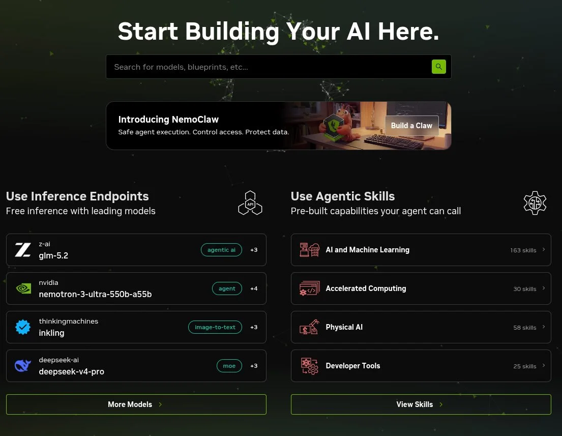 https://build.nvidia.com/ - бесплатные ИИ, но там есть ограничение по запросам