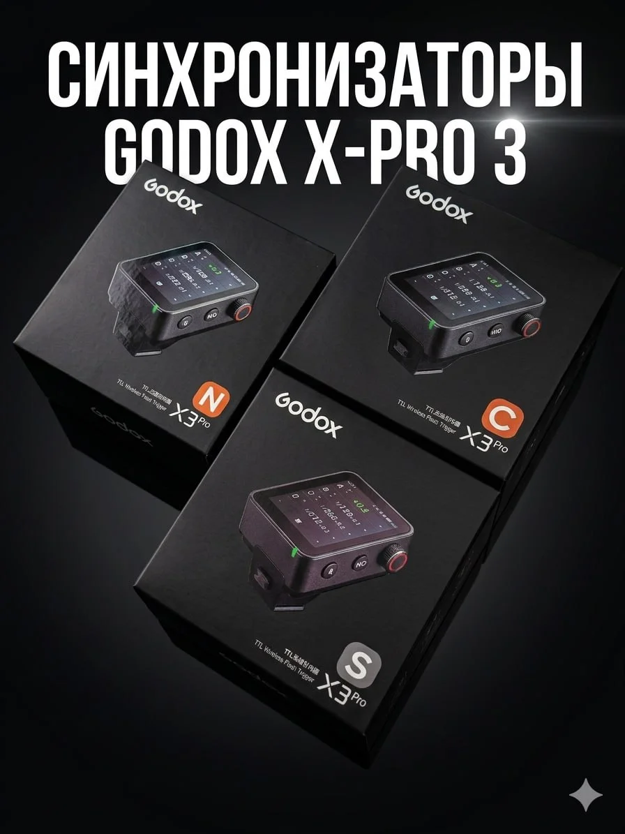 К нам приехала обновленная версия радиосинхронизатора Godox X3 версии Pro