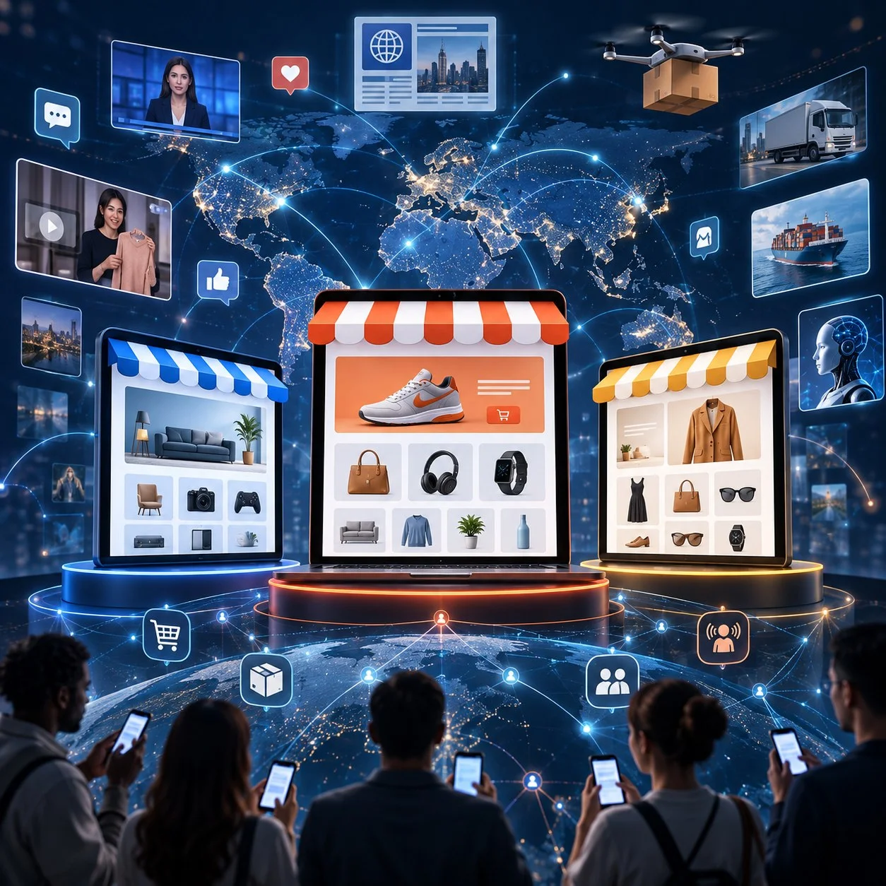 π Amazon, Walmart ΠΈ eBay Π»ΠΈΠ΄ΠΈΡΡΡΡ Π² Π³Π»ΠΎΠ±Π°Π»ΡΠ½ΠΎΠΌ e-commerce-ΠΈΠ½ΡΠΎΠΏΠΎΠ»Π΅