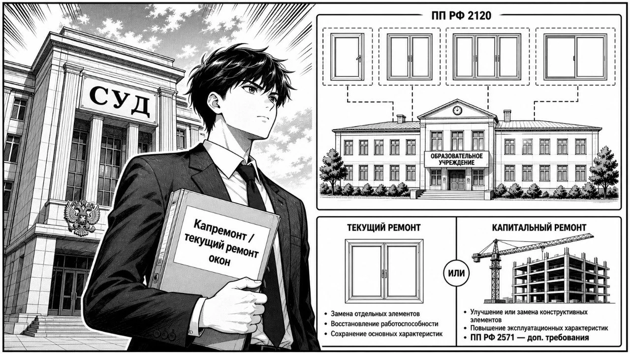 Неправильная квалификация работ: капитальный vs текущий ремонт
