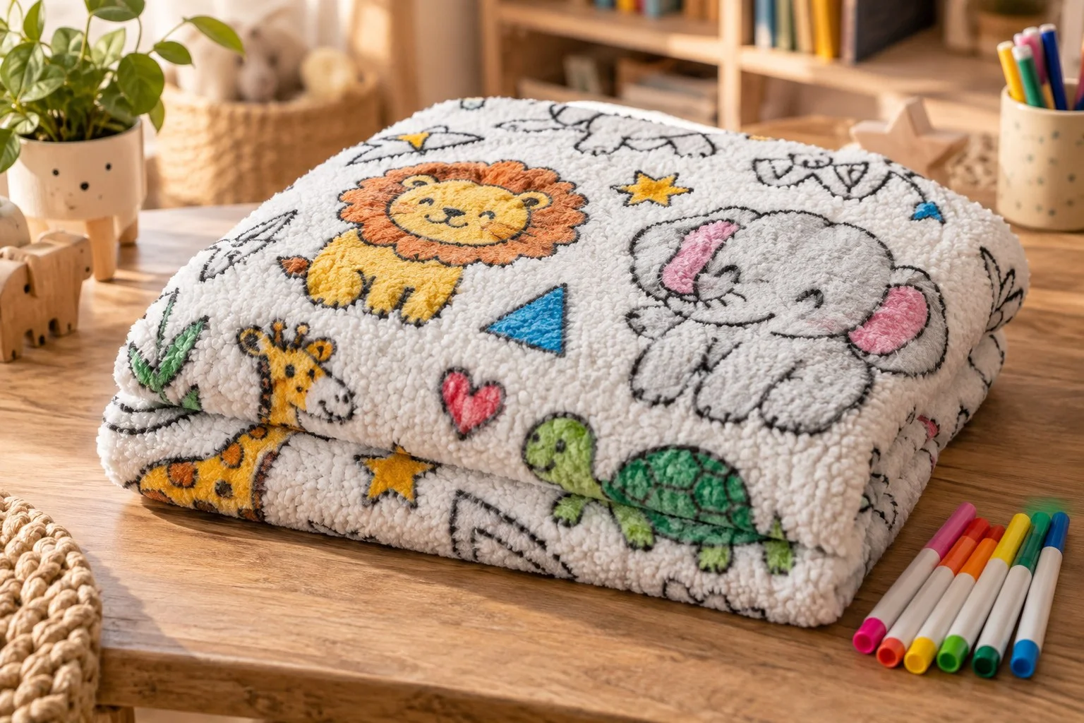 Раскрашиваемый плед Craftikit зависит от одного автора