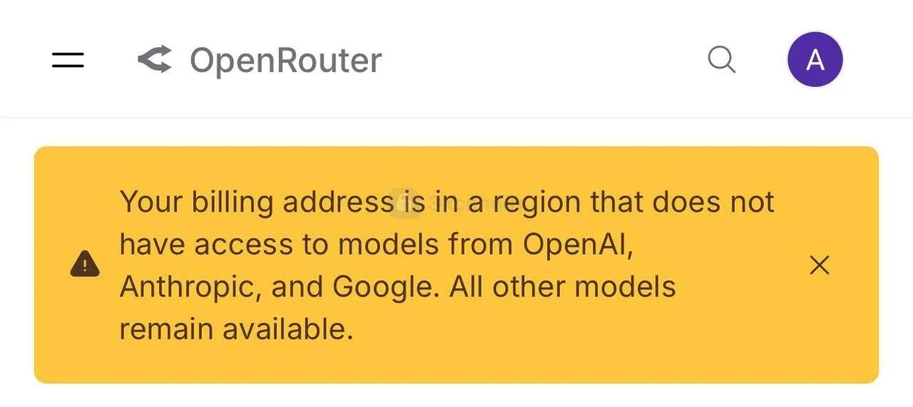 OpenRouter закрыла доступ к API ChatGPT, Claude и Gemini для жителей РФ