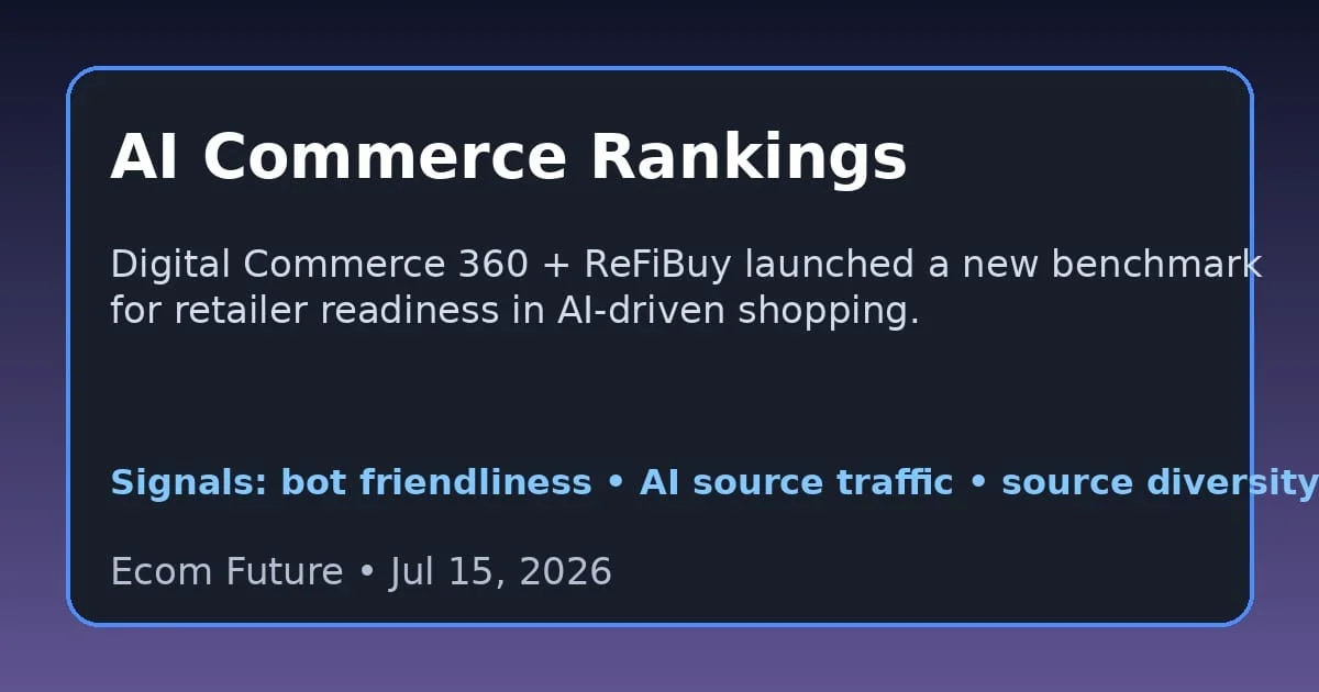 AI Commerce Rankings: ритейл начали мерить по готовности к AI-шопингу