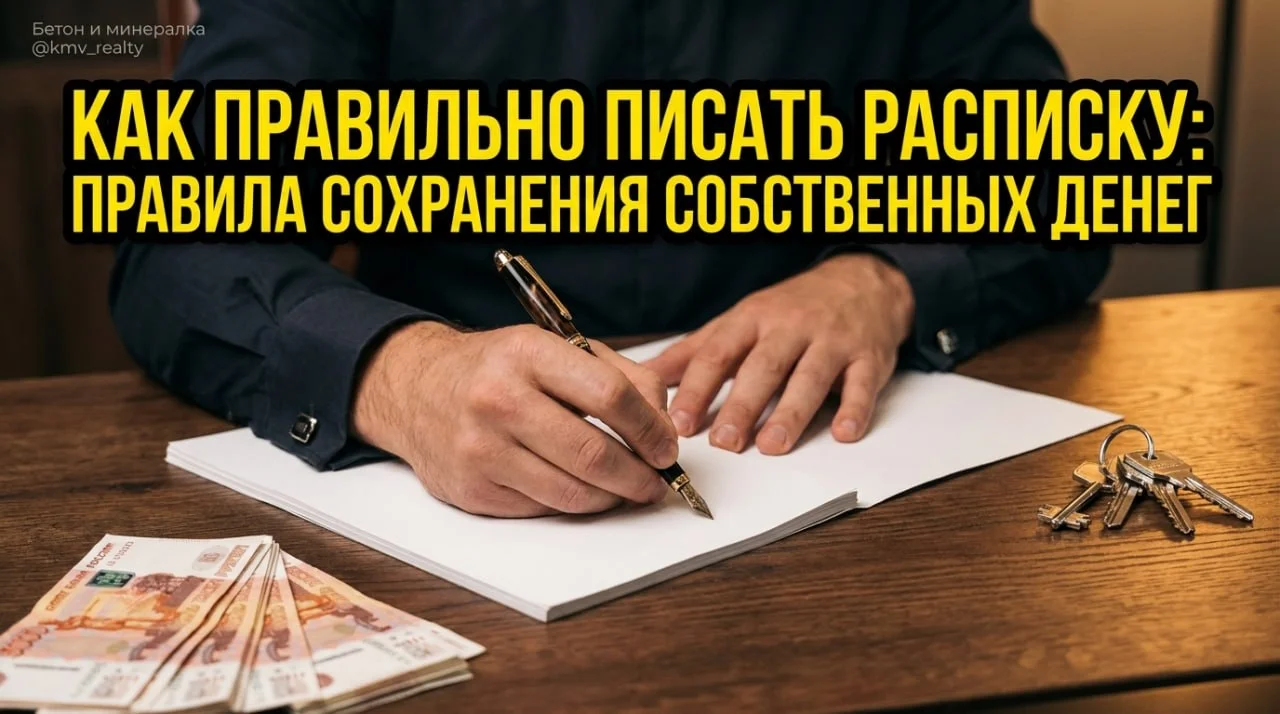 Как правильно писать расписку: правила сохранения собственных денег