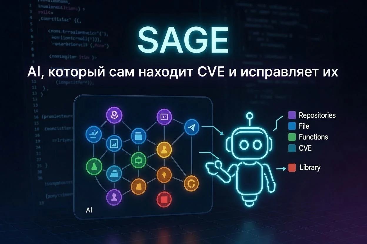 🐙 НОВИНКА: SAGE — AI, который сам находит CVE и исправляет их