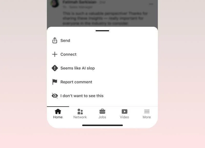LinkedIn получил больше миллиона жалоб на AI slop — для автора это новый тест