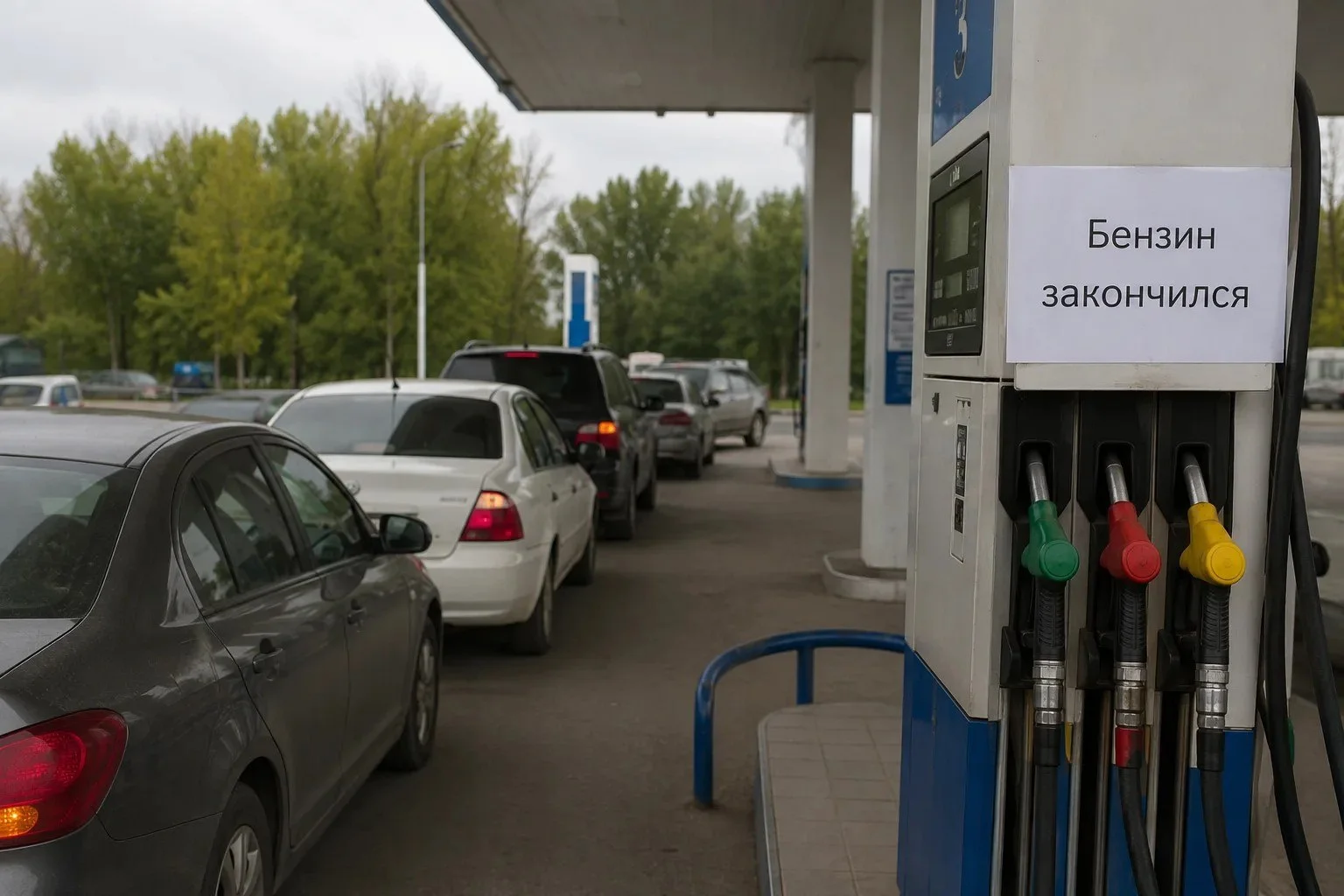Яндекс покажет таксистам, на каких АЗС есть топливо