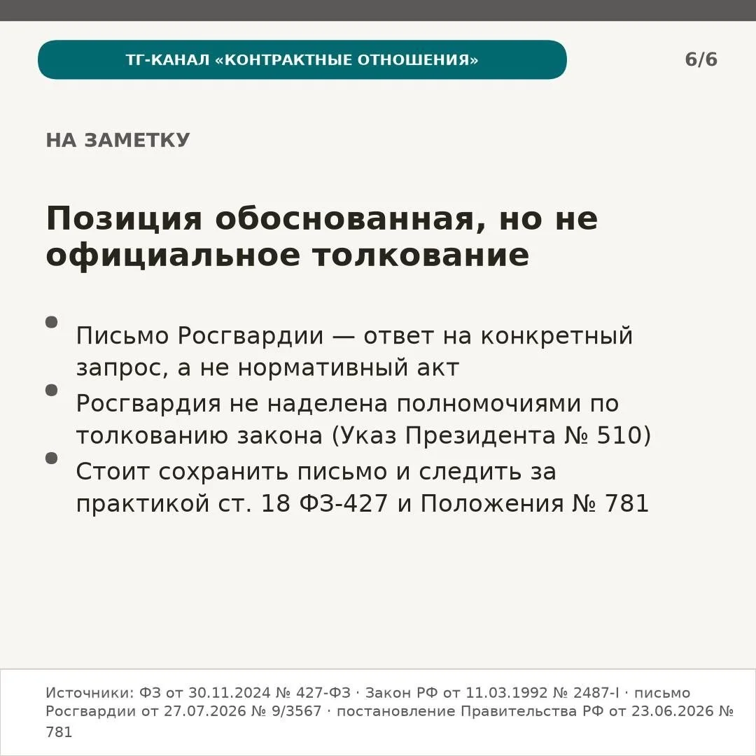 ПОСТ 6/6 — Важная оговорка