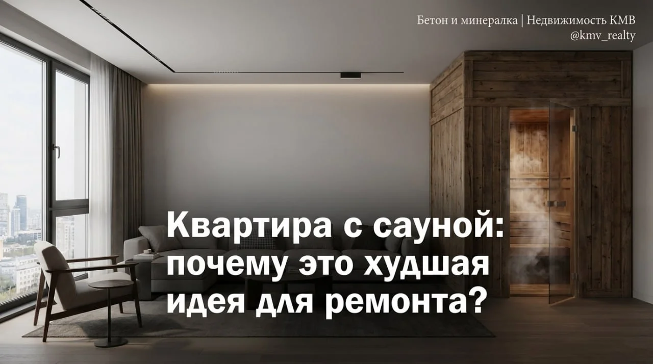 Квартира с сауной: почему это худшая идея для ремонта?