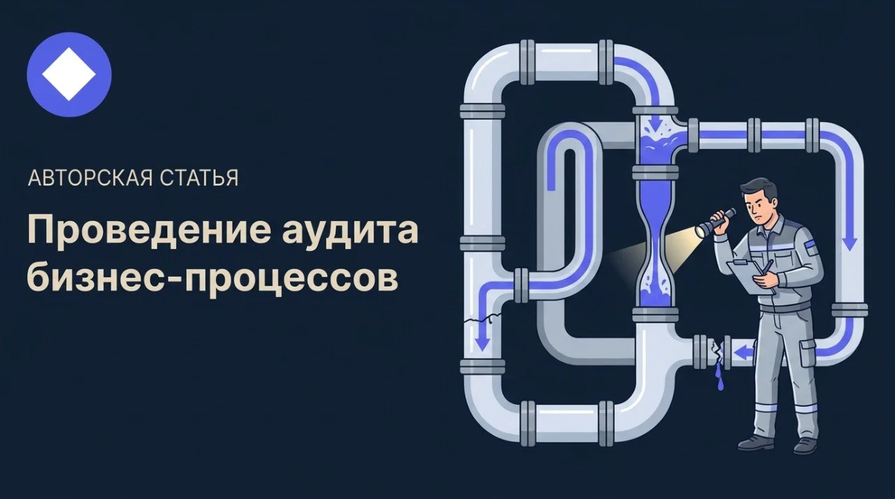 🔥 Авторская статья в блоге: Проведение аудита бизнес-процессов: как найти узкие места и закрепить