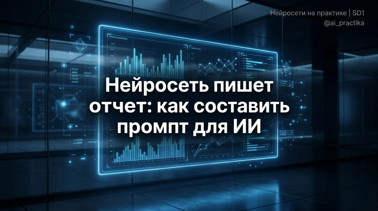 Нейросеть пишет отчет: как составить промпт для ИИ