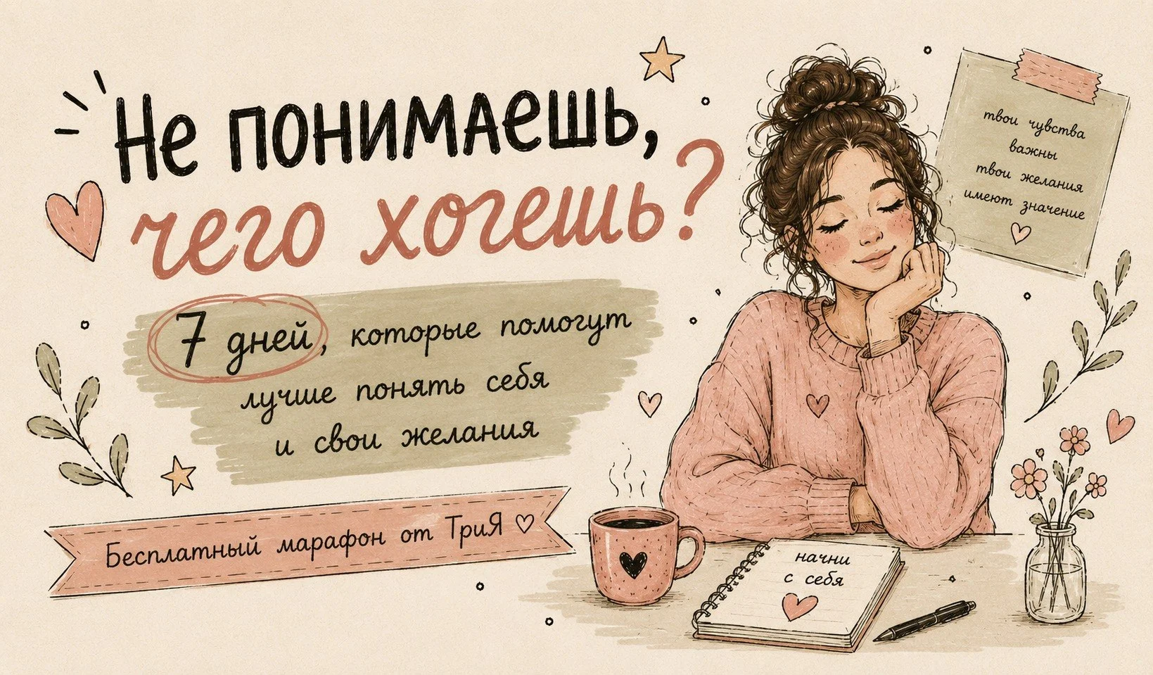 🌿 Новый бесплатный марафон в боте ТриЯ