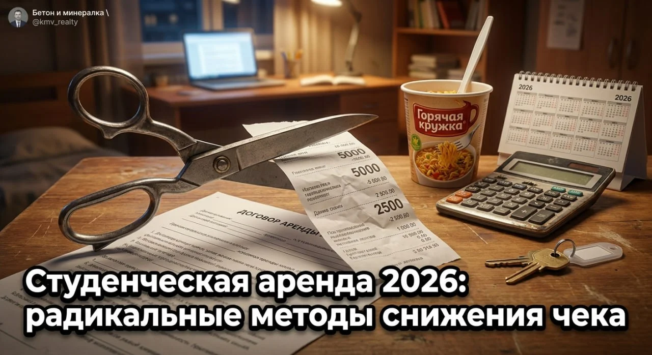 Студенческая аренда 2026: радикальные методы снижения чека