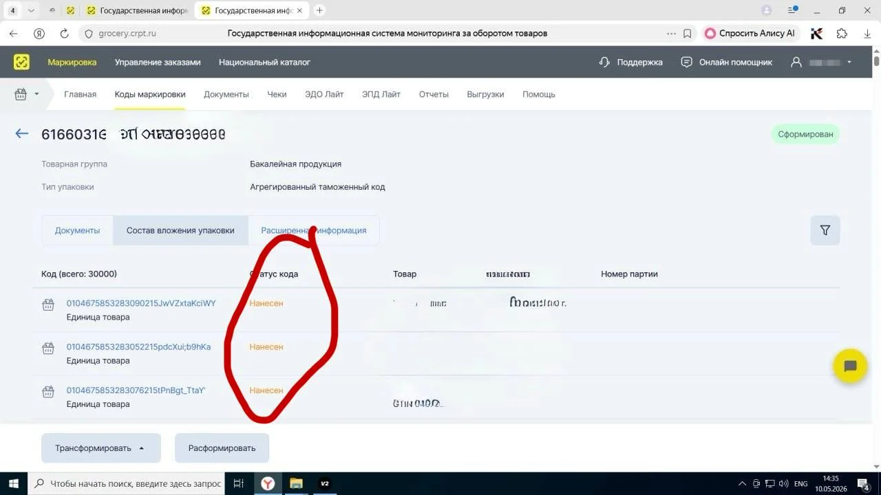 Таможня и статусы КИЗ 🫠