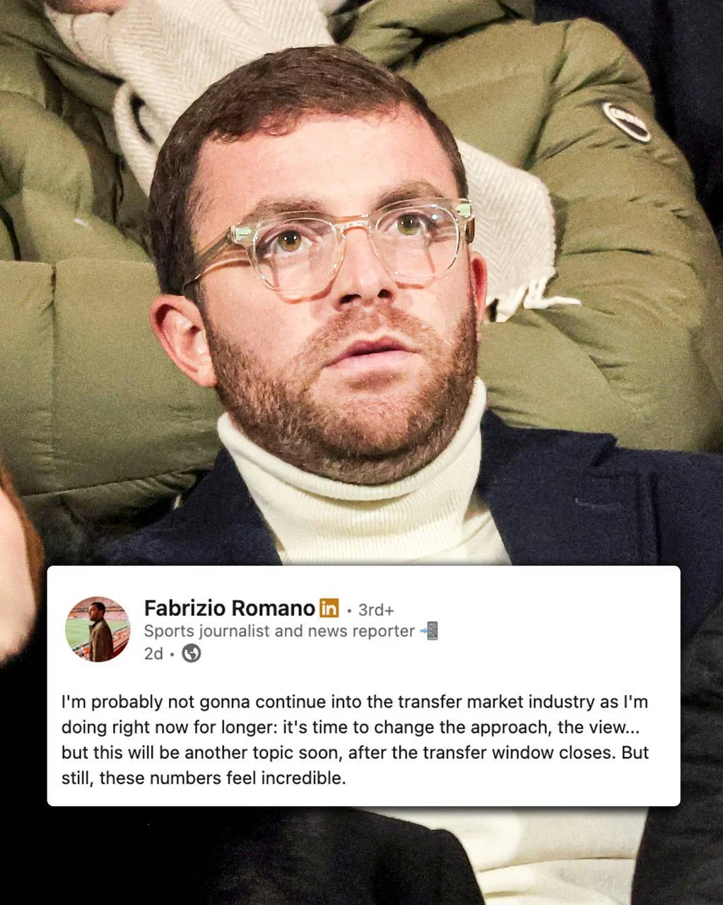 Фабрицио Романо рассказал, что собирается поменять подход в своей работе 🤔