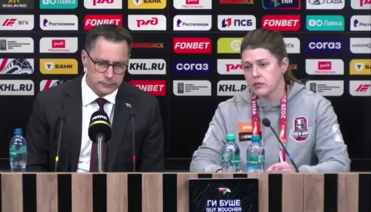 🎙 Главный тренер 🦅 "Авангарда" Ги Буше объяснил, почему капитан команды защитник Дамир Шарипзянов