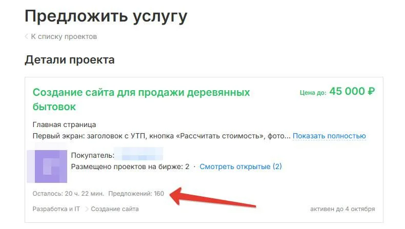 Зашел на кворк, а там просто 160 человек готовы сделать сайт для продажи деревянных бытовок