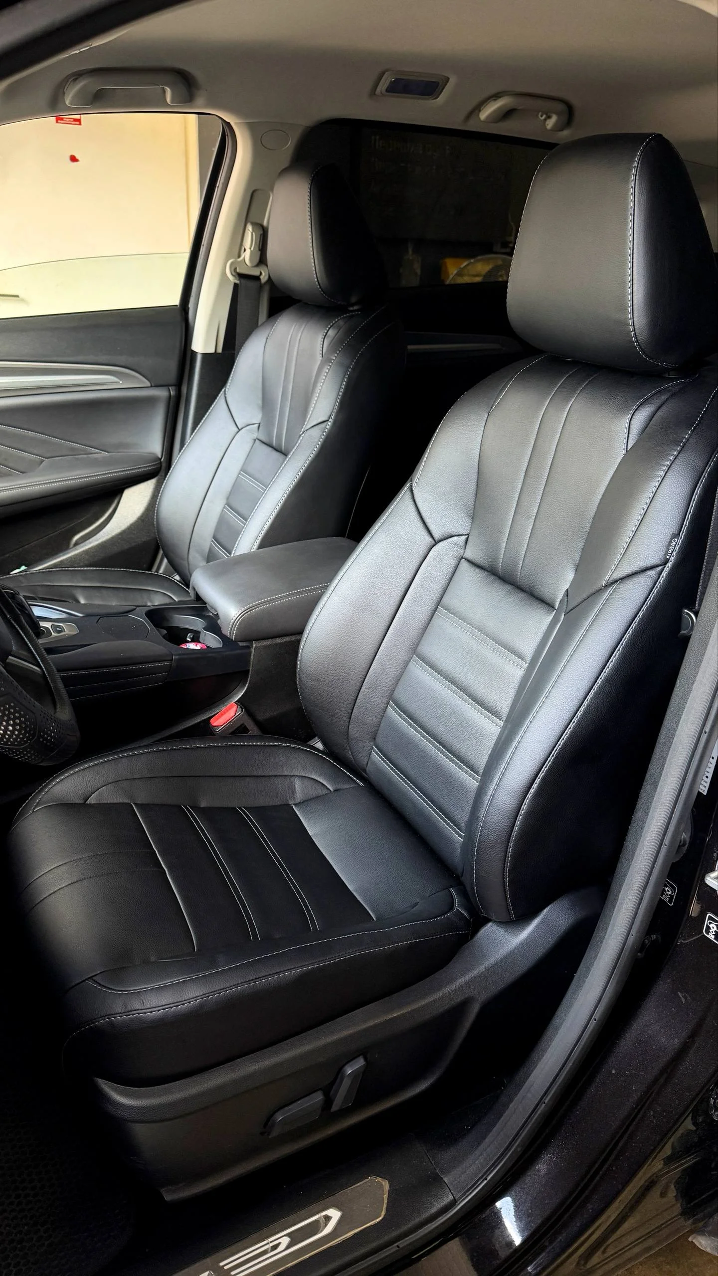 Haval F7 Пошит и установлен комплект каркасных челов в категории Base + в черном цвете и серой
