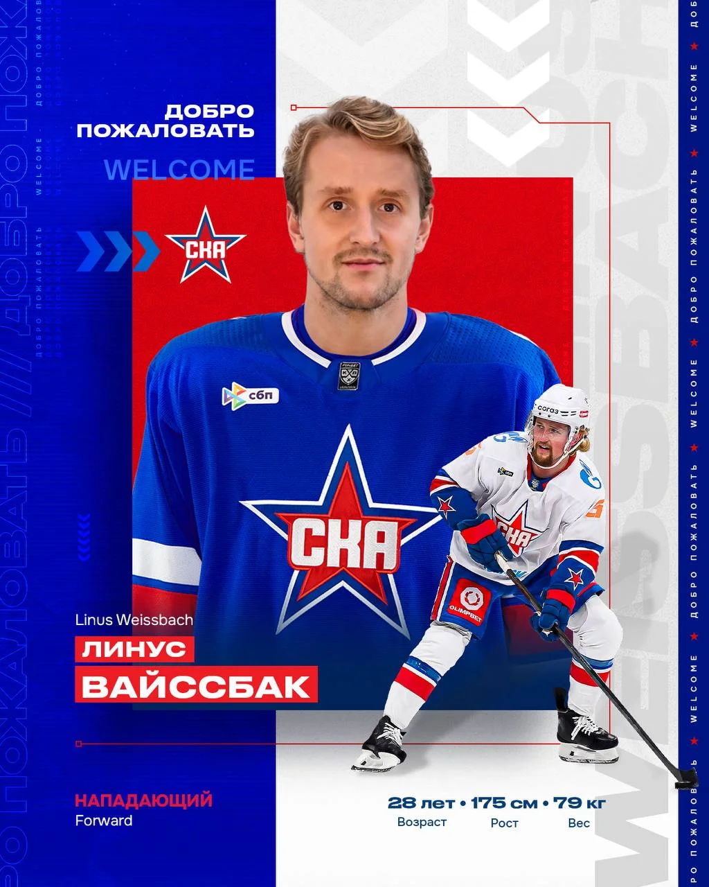 ⭐️ СКА подписал контракт с Линусом Вайссбаком