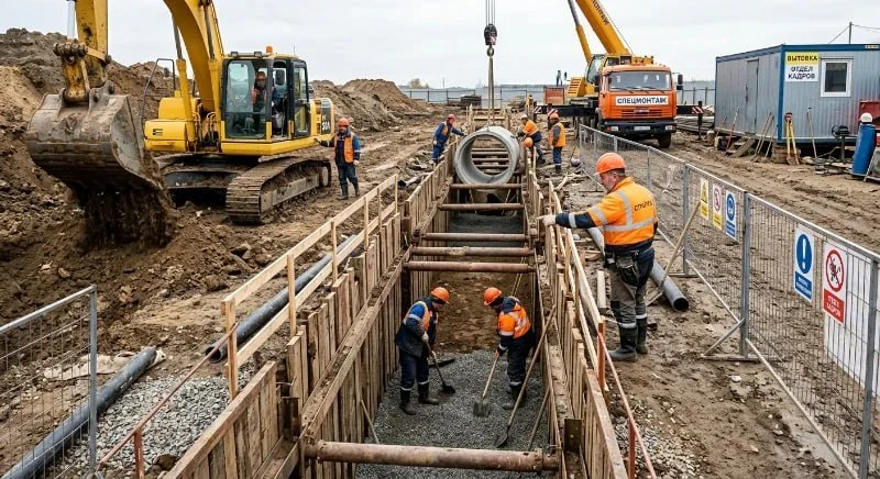 У офиса у нас разрыли... Блин. И что делать?