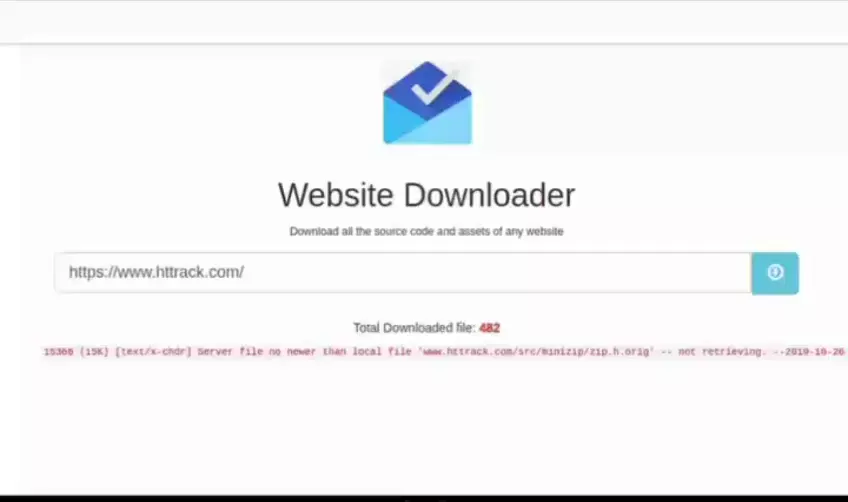 Загружаем любой сайт одним кликом - сервис Website Downloader