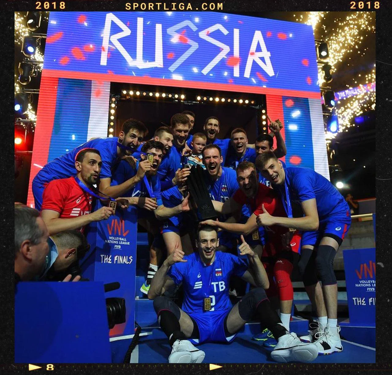 8 лет триумфу сборной России по волейболу в Лиге Наций 🔥