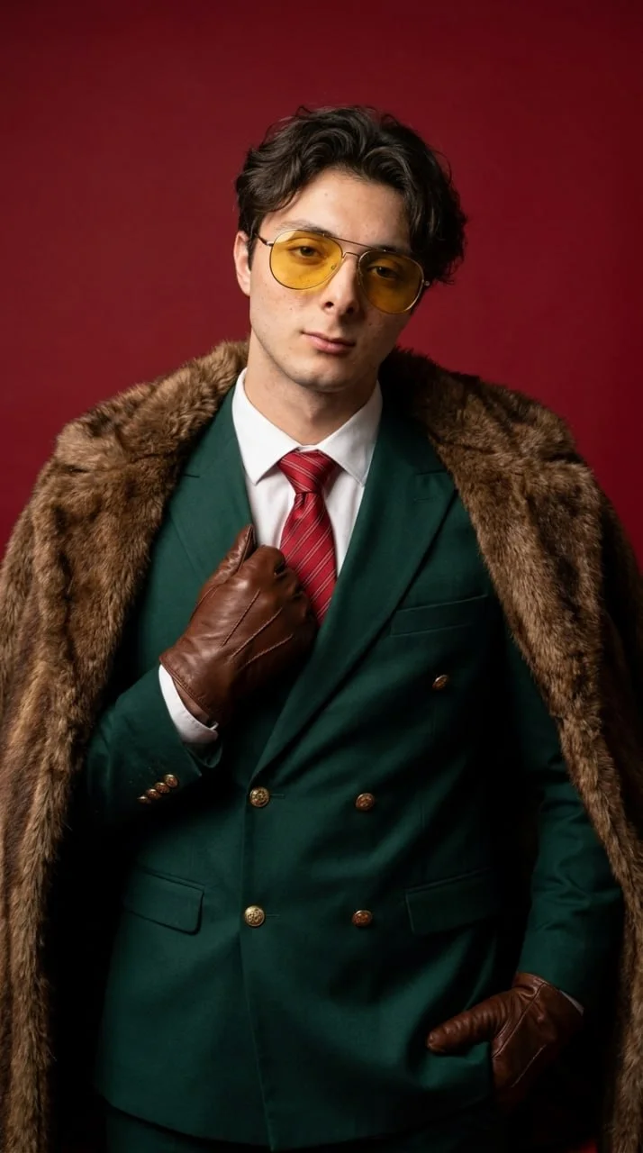 🤵 В винтажном костюме