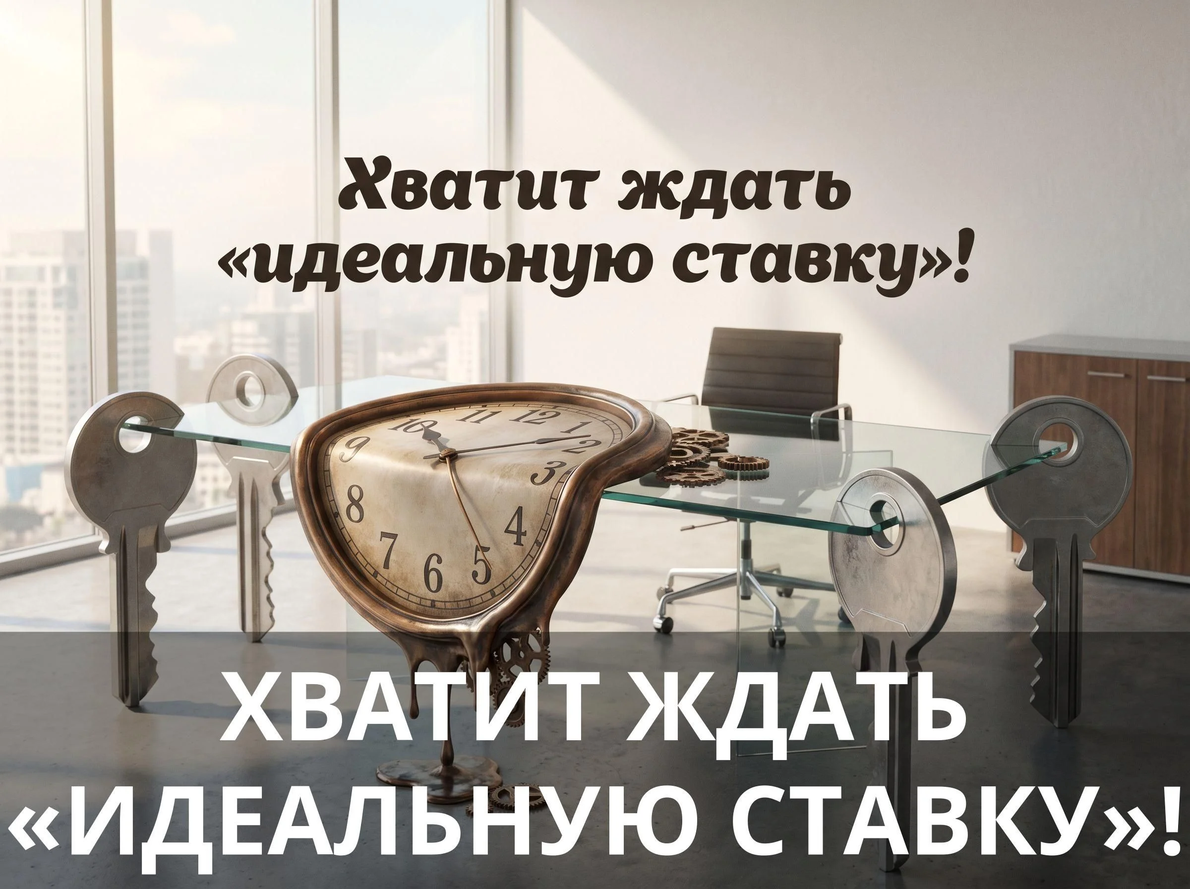 Хватит ждать “идеальную ставку”