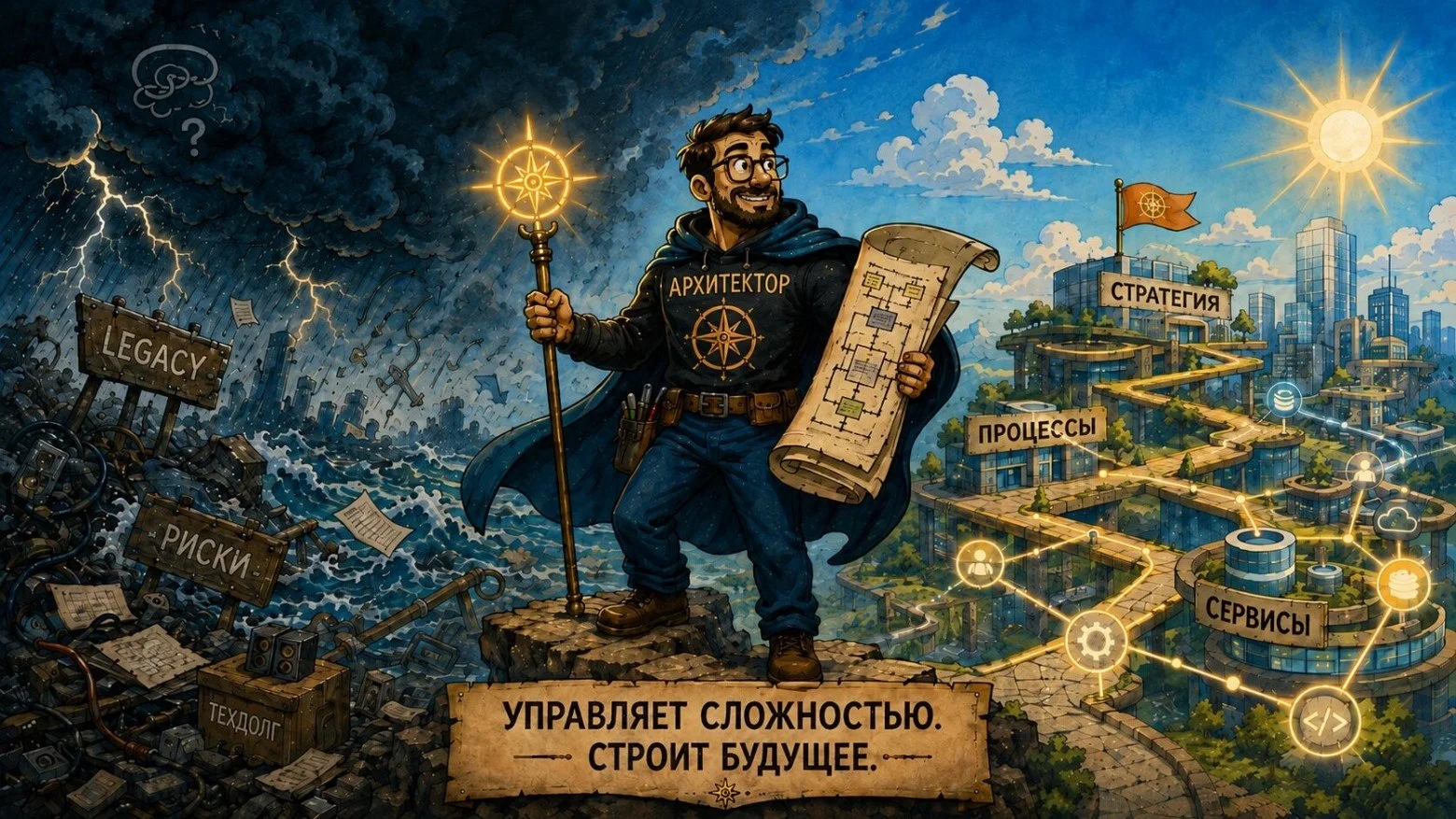 Эволюция архитектора: от технического писателя до управления сложностью