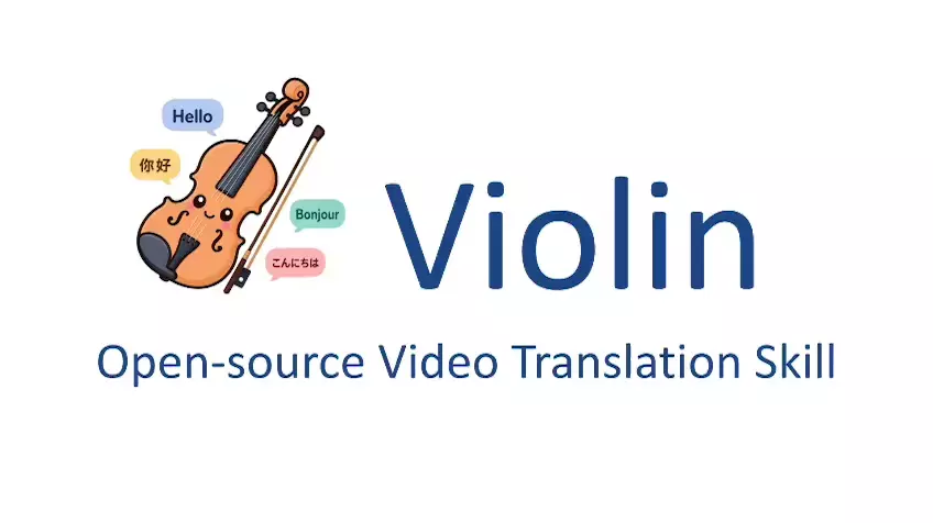 🎻 Вышел опенсорсный инструмент для дубляжа видео на 33 языков — Violin переводит всю речь в один