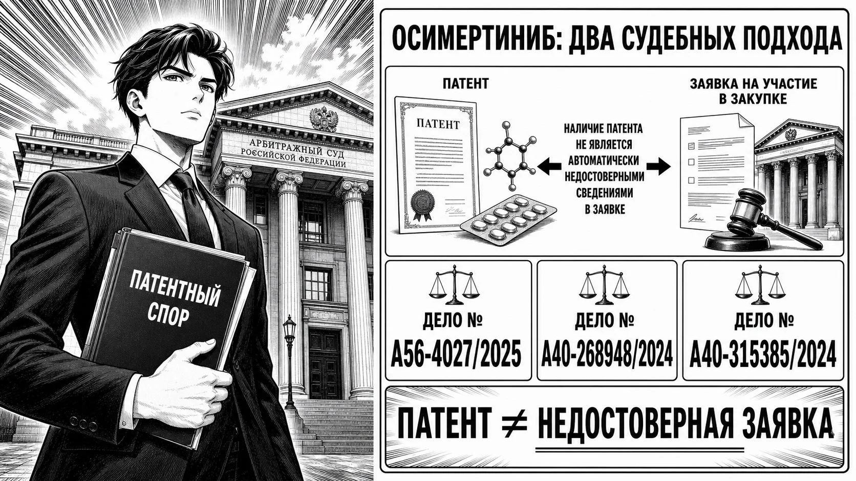 Что добавляет дело № А56-4027/2025 к известному спору об осимертинибе