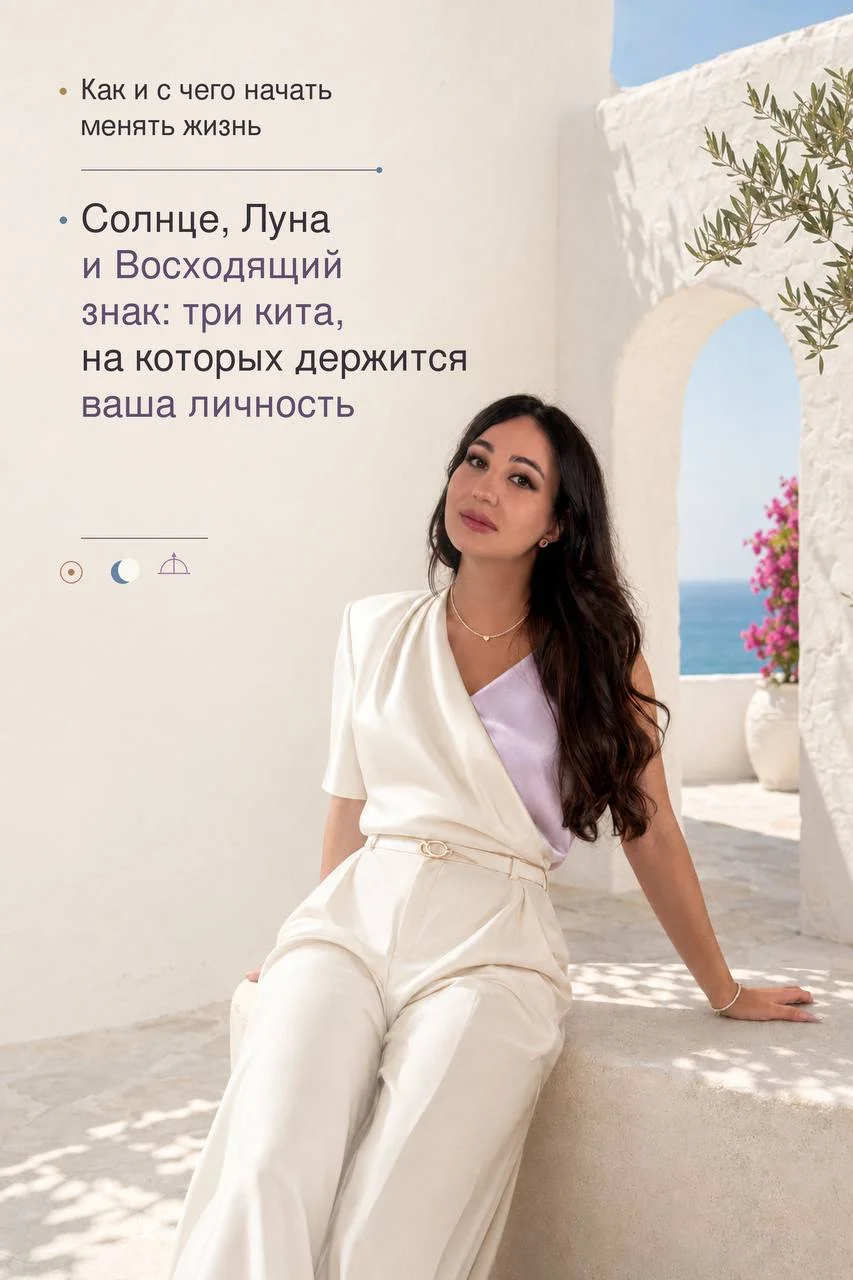 🌙 Солнце, Луна и Восходящий знак. Как начать менять жизнь?